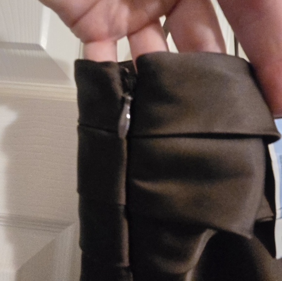 New Calvin Klein Choclate Brown Ribbon Dress Size 2 - Picture 6 of 10